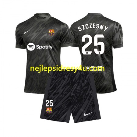 Fotbalový Dres FC Barcelona Wojciech Szczesny 25 Brankářské Dětské Venkovní 2024/25